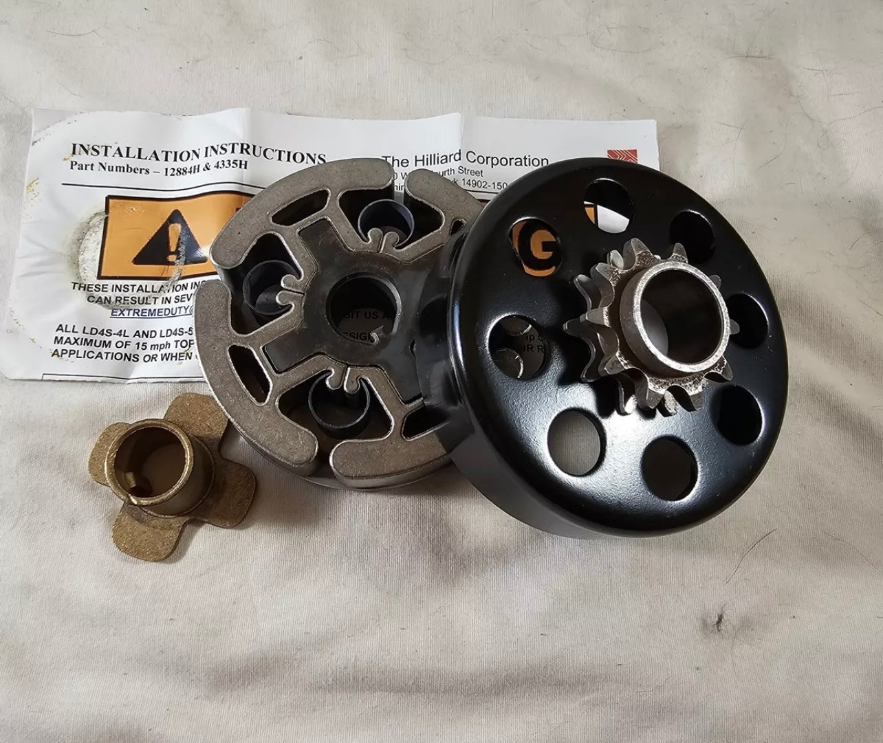 Hilliard CLUTCH 3/4" Bore 40/41/420 Chain (10 Tooth)