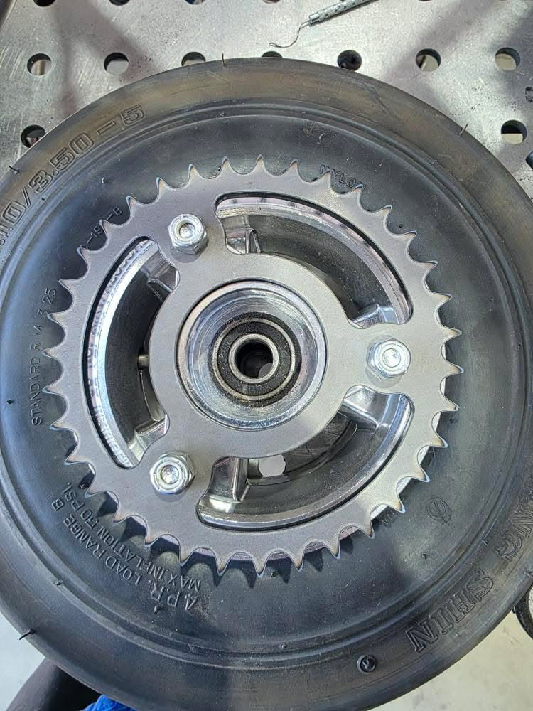 35 TOOTH COOKIE SPROCKET FOR TRI STAR RIMS(#40 #420)
