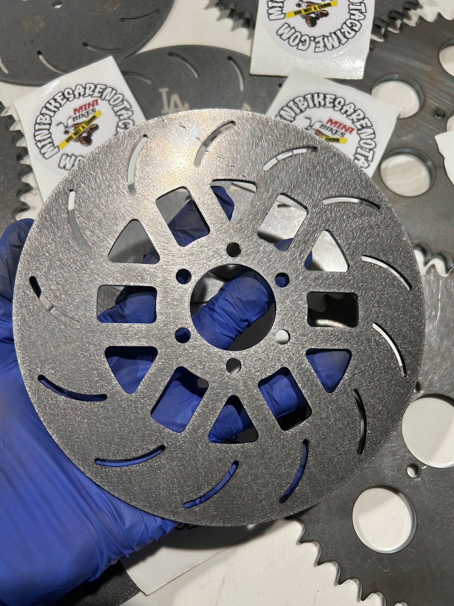 CUSTOM 6 HOLE BRAKE DISC MM80/DB30/MOTOVOX – Mini Bike Garage