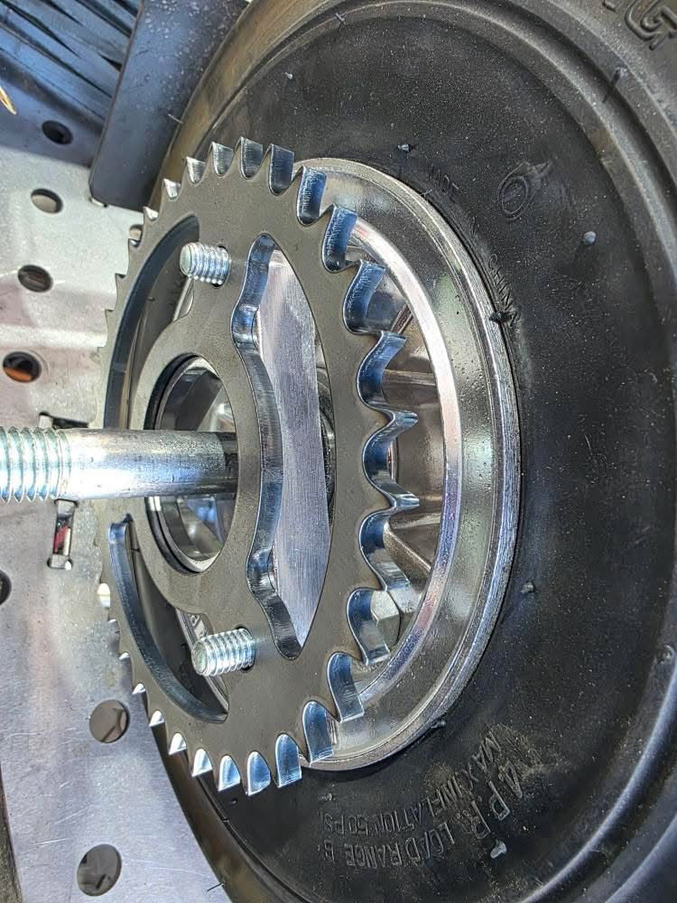 35 TOOTH COOKIE SPROCKET FOR TRI STAR RIMS(#40 #420)