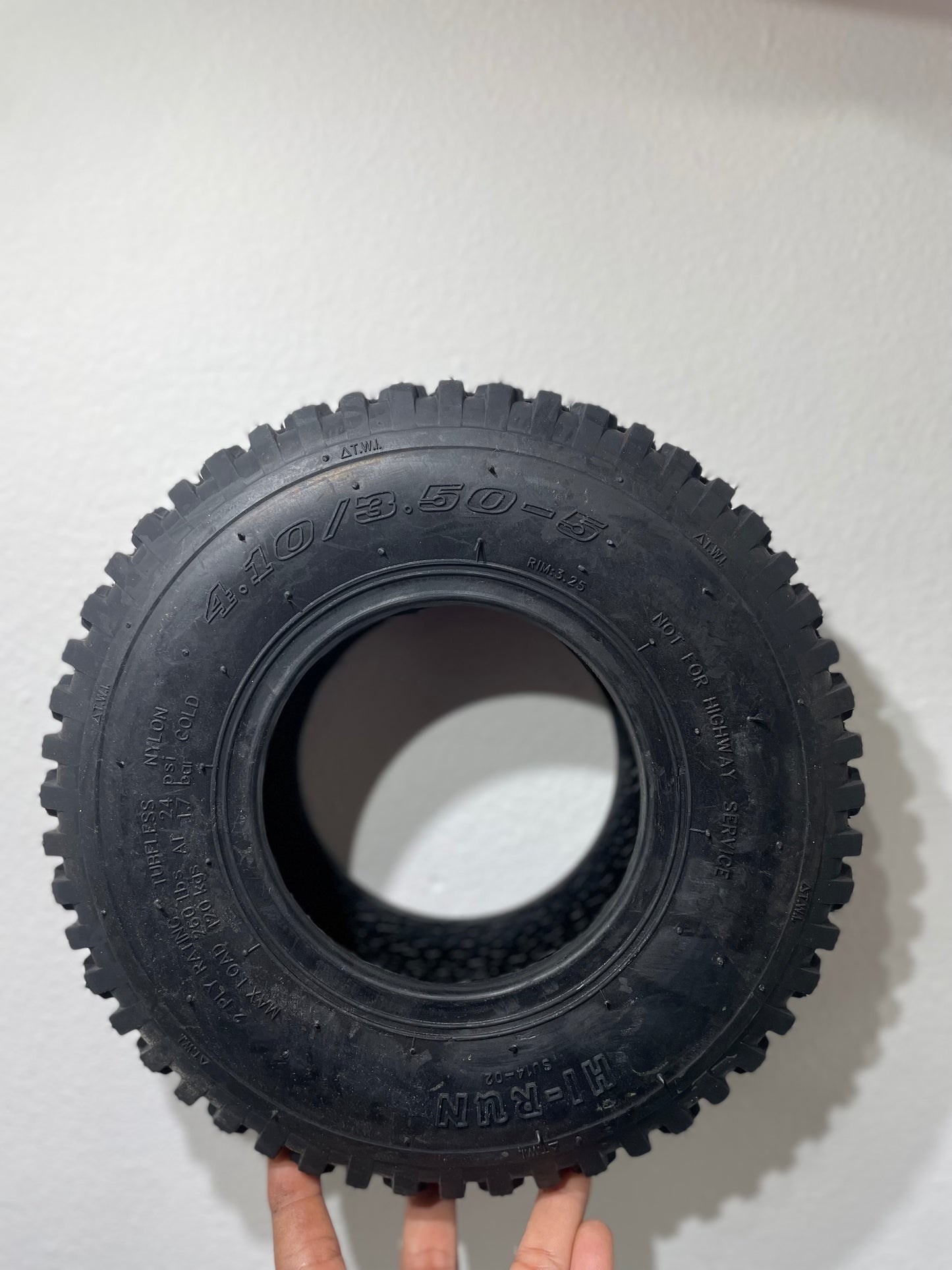 4.10x3.50-5 Street Tire (2Ply)