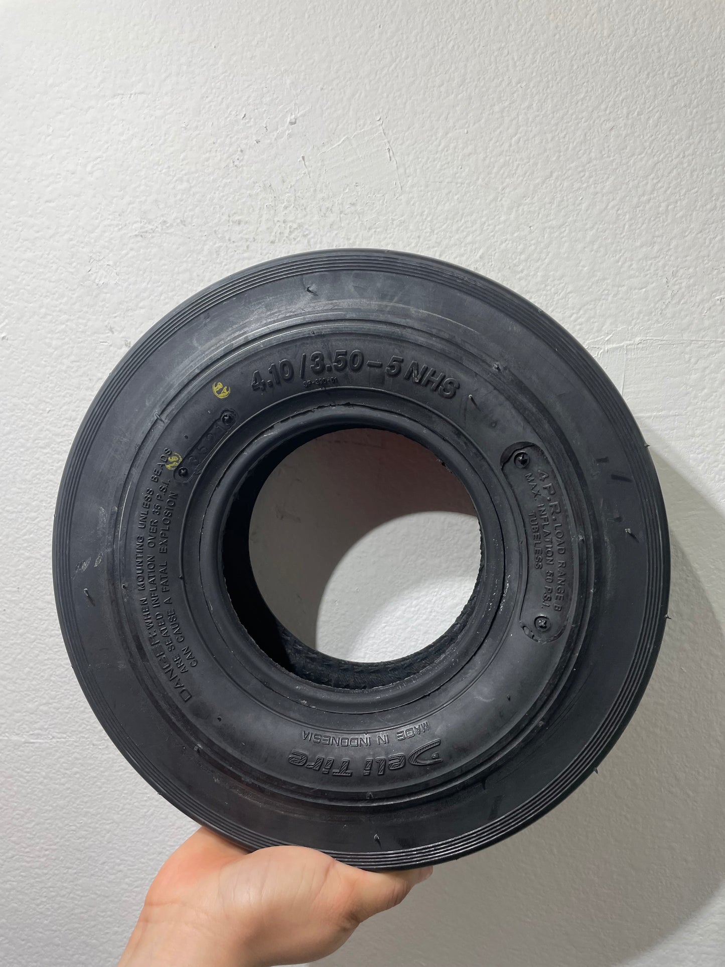 4.10x3.50-5 Slick tires (2pack-4Ply)