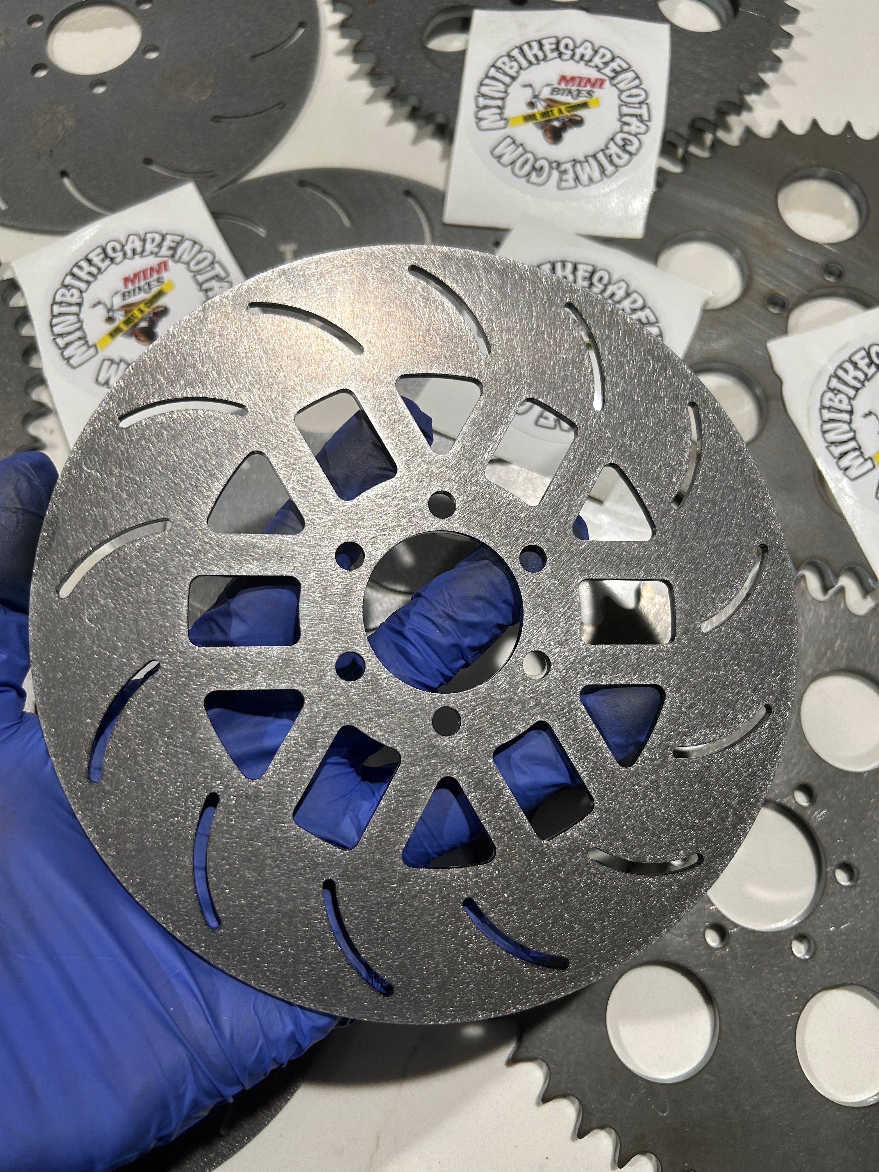 CUSTOM 6 HOLE BRAKE DISC MM80/DB30/MOTOVOX – Mini Bike Garage