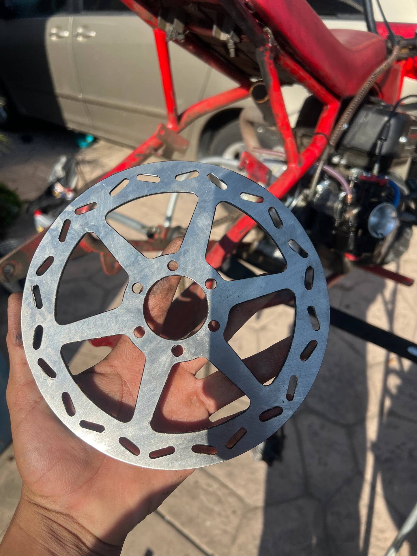 6 Hole Brake disc MM80,MOTOVOX,DOODLE BUG